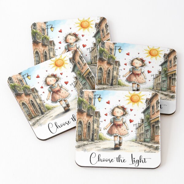 Item preview, Choose the Light Cute Motivational Design designed and sold by Lunidama.