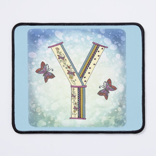 Item preview, Floral letter Y Monogram designed and sold by artmuvz.