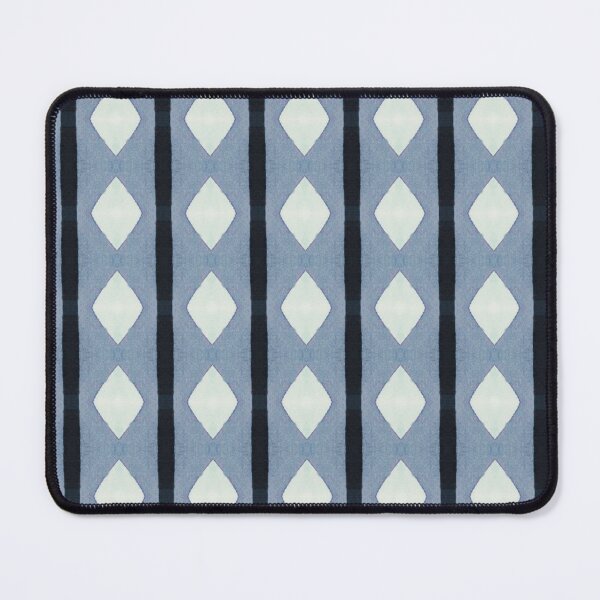 Item preview, Watercolor Style Vertical Diamond and Stripe Pattern designed and sold by Vileprint.
