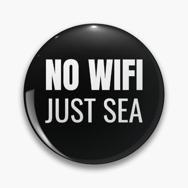 Item preview, No Wifi Just Sea (White) designed and sold by ShipCrewNation.