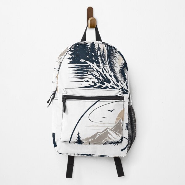 Item preview, Fish More Worry Less Vintage Fishing Adventure Illustration designed and sold by ZadTicaret.