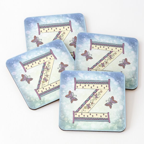 Item preview, Floral letter Z Monogram designed and sold by artmuvz.
