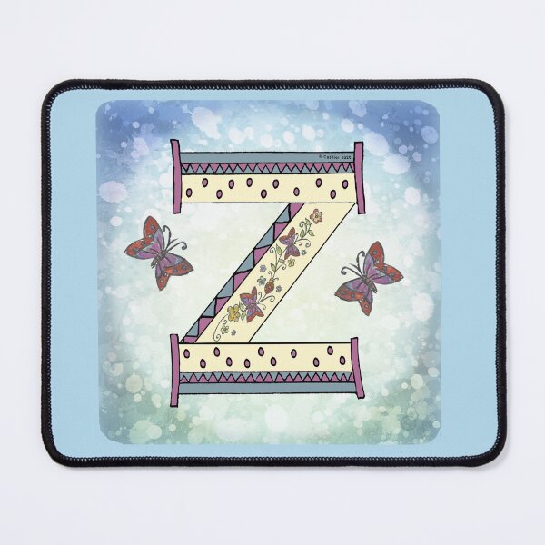 Item preview, Floral letter Z Monogram designed and sold by artmuvz.