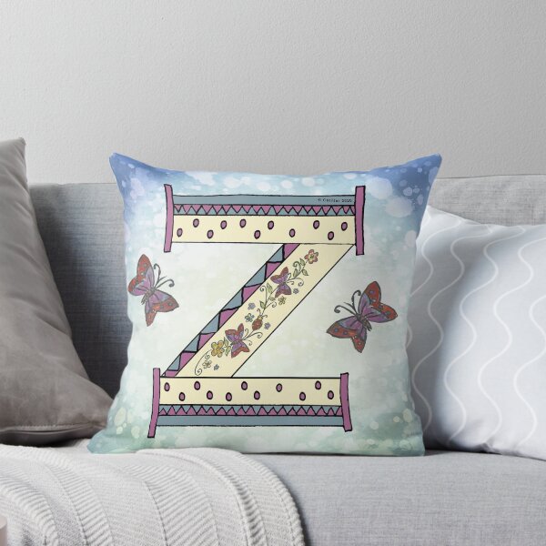 Item preview, Floral letter Z Monogram designed and sold by artmuvz.