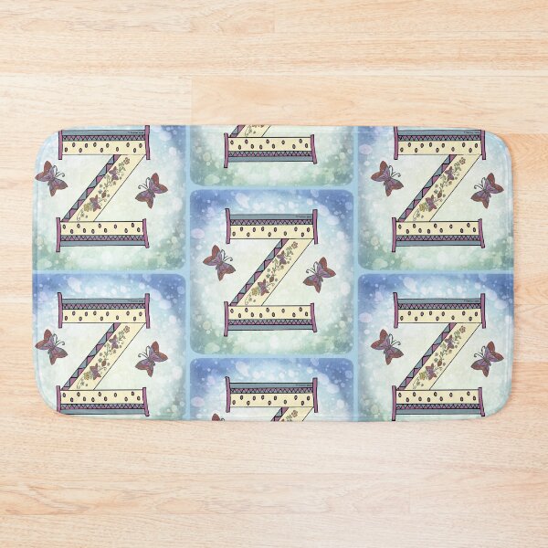 Item preview, Floral letter Z Monogram designed and sold by artmuvz.