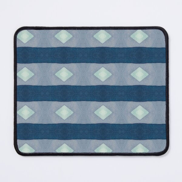 Item preview, Watercolor Style Horizontal Diamond and Stripe Pattern designed and sold by Vileprint.