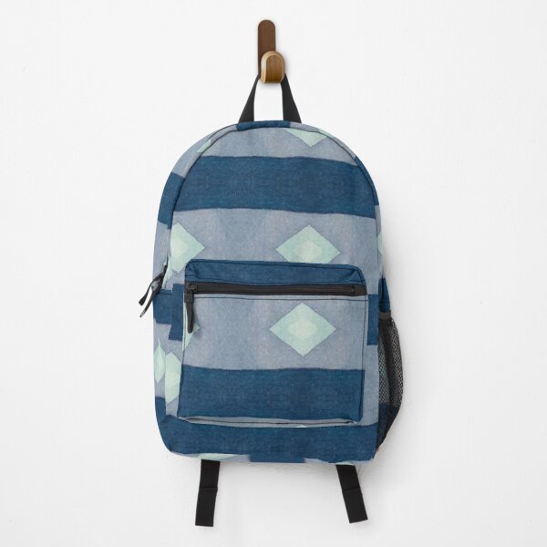 Item preview, Watercolor Style Horizontal Diamond and Stripe Pattern designed and sold by Vileprint.