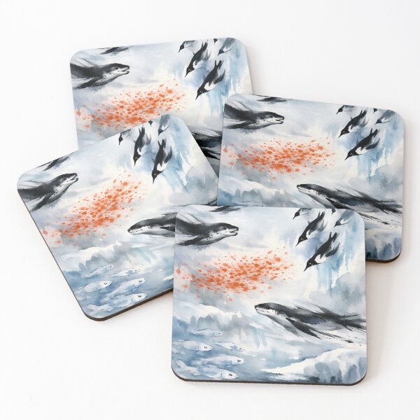 Item preview, Glacial Currents with Antarctic Ocean Life designed and sold by WildlifeInc.
