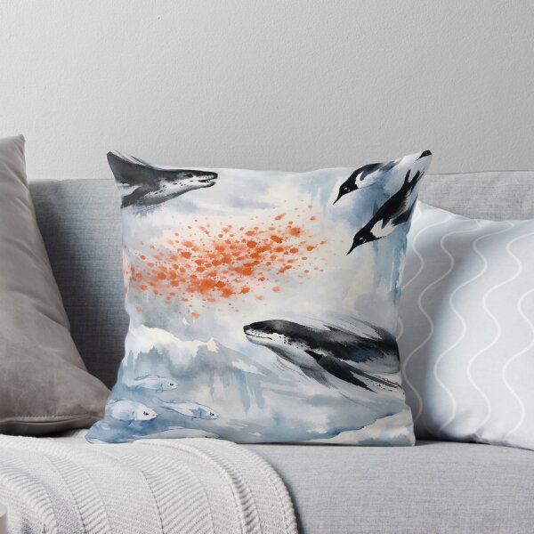 Item preview, Glacial Currents with Antarctic Ocean Life designed and sold by WildlifeInc.