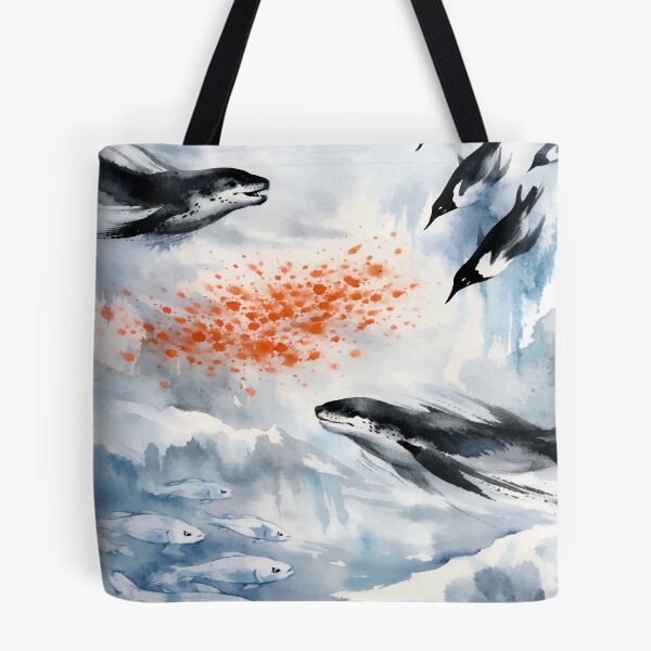 Item preview, Glacial Currents with Antarctic Ocean Life designed and sold by WildlifeInc.