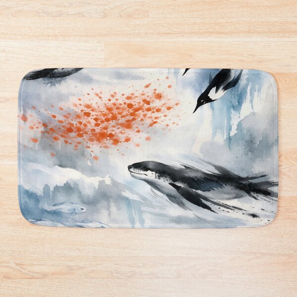 Item preview, Glacial Currents with Antarctic Ocean Life designed and sold by WildlifeInc.