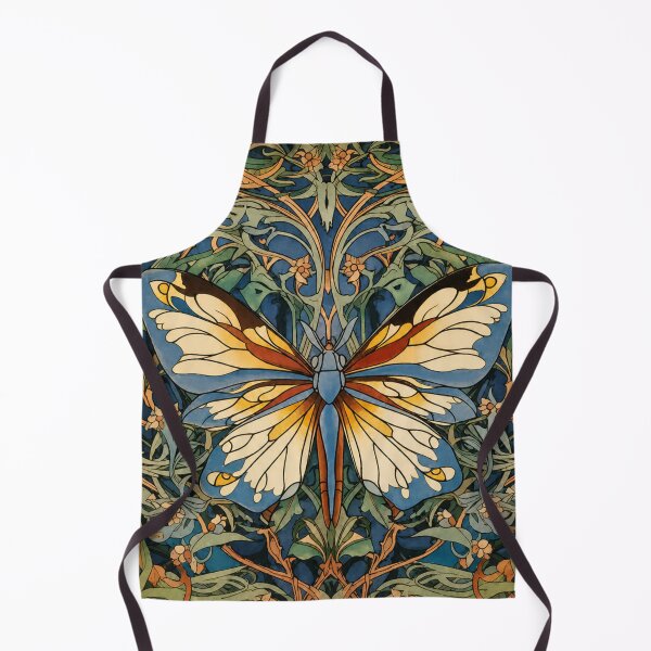 Item preview, Butterfly Art Nouveau Poster Vintage Botanical Design for Home Decor Lovers designed and sold by RickE.