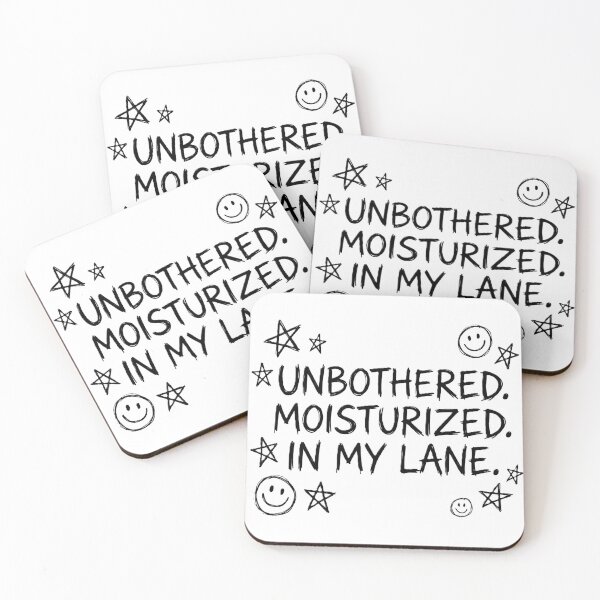 Item preview, Unbothered Moisturized In My Lane – Funny Aesthetic Quote Confident Energy Design. designed and sold by UniqueArtsOnly.