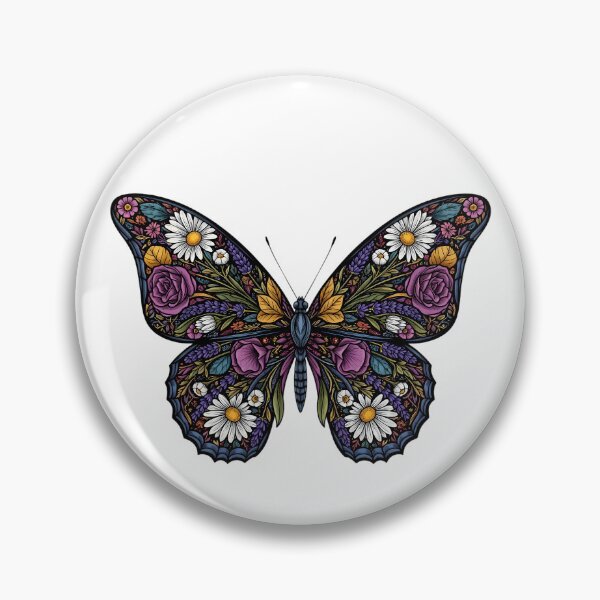 Item preview, Floral Butterfly - Botanical Nature Lover designed and sold by CutOutIdols.
