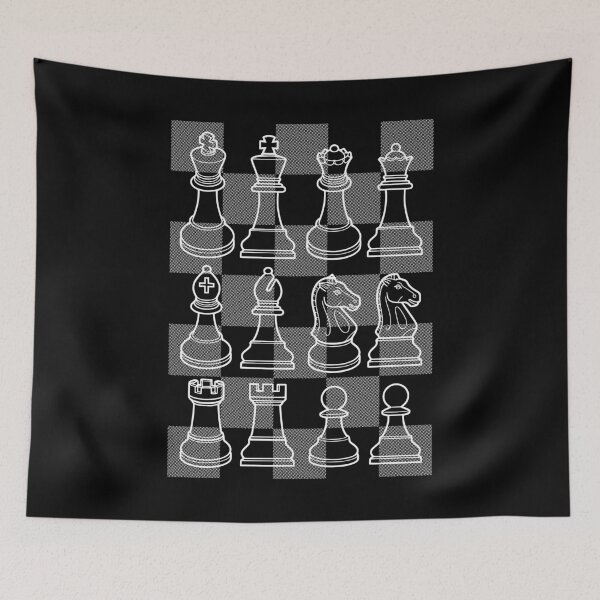 Item preview, Chess Player Set Pieces Board Checkerboard Graphic designed and sold by GrandeDuc.