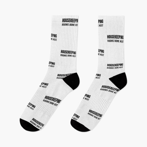 Item preview, Housekeeping Rooms Done Next (Black) designed and sold by ShipCrewNation.