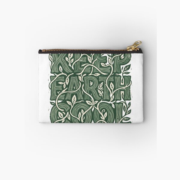 Item preview, Keep Earth Cool Eco Design – Nature Typography Environmental Aesthetic. designed and sold by UniqueArtsOnly.