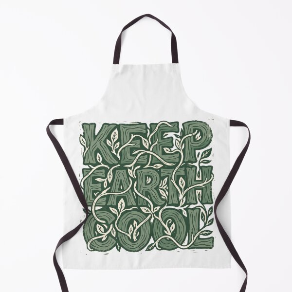 Item preview, Keep Earth Cool Eco Design – Nature Typography Environmental Aesthetic. designed and sold by UniqueArtsOnly.