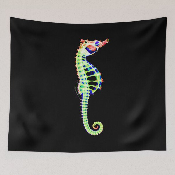 Item preview, Lined Seahorse  designed and sold by NoahwithFish.