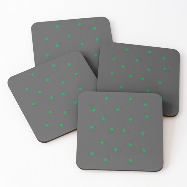 Item preview, Green pills pattern for positive pharmacist grey designed and sold by FlowaDesign.
