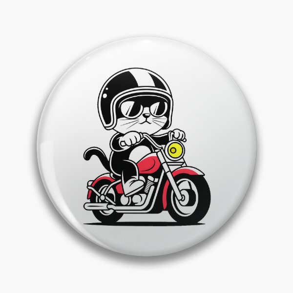 Item preview, Cat motorcyclist  designed and sold by Conrad-Geordz.