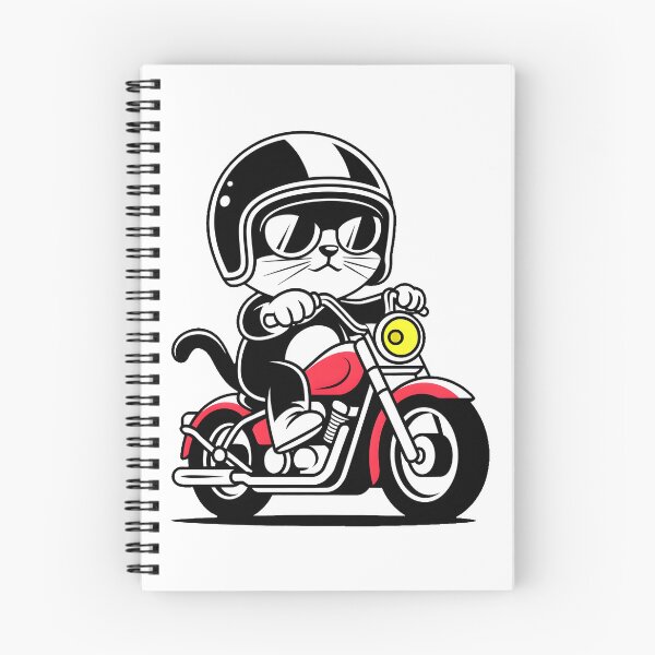 Item preview, Cat motorcyclist  designed and sold by Conrad-Geordz.