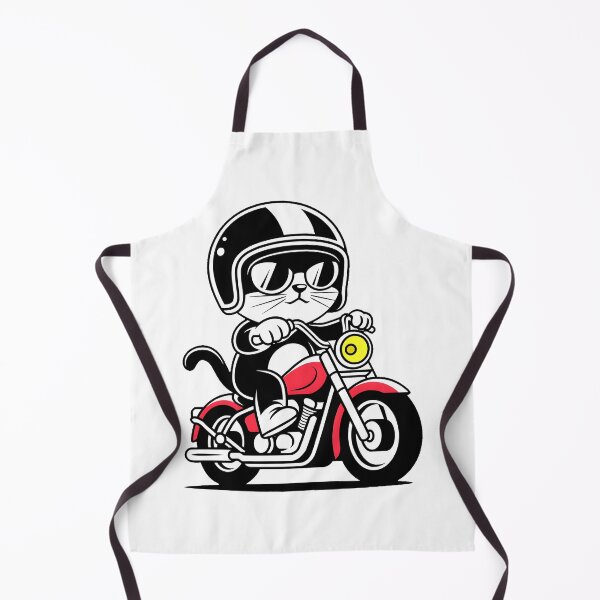 Item preview, Cat motorcyclist designed and sold by Conrad-Geordz.
