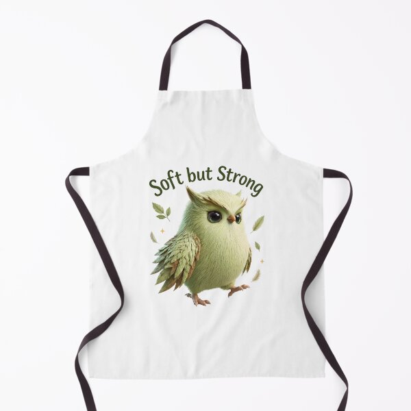 Item preview, Soft but Strong Cute Owl Illustration designed and sold by MegaNovaArt.