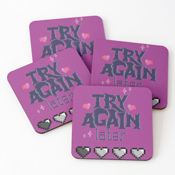 Item preview, Try Again Later designed and sold by ExcessiveSarcasmCo..