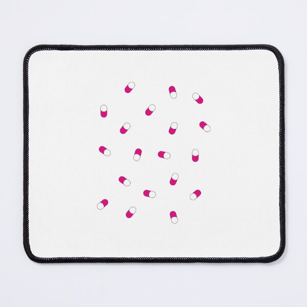Item preview, Pink pills pattern for positive pharmacist white designed and sold by FlowaDesign.