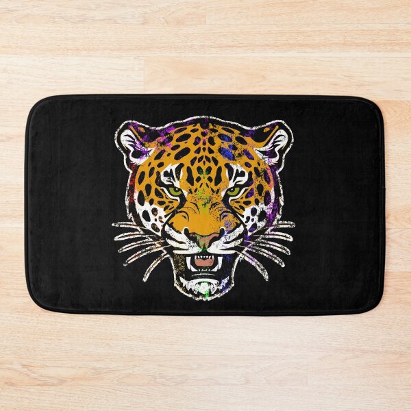Item preview, Leopard head distressed with rainbow colored accents designed and sold by Robobonez.