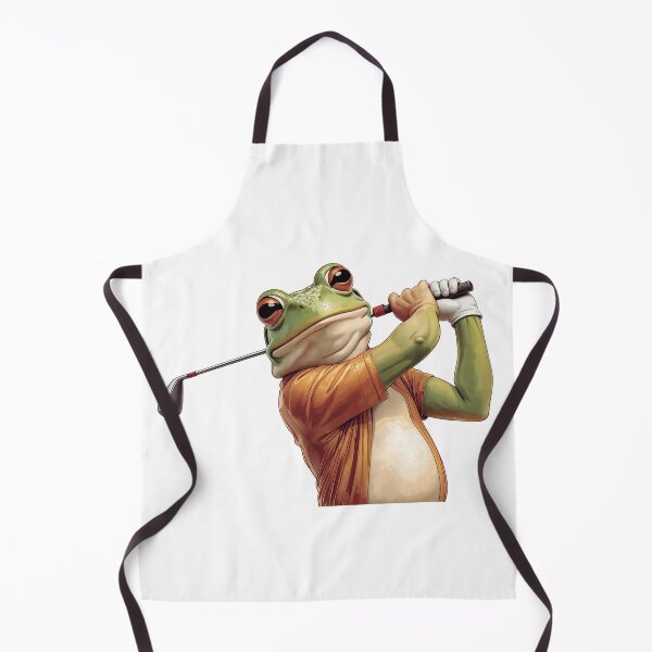 Item preview, Confident Frog Golfer – Funny Golf Champion Illustration designed and sold by MarekoraStudio.