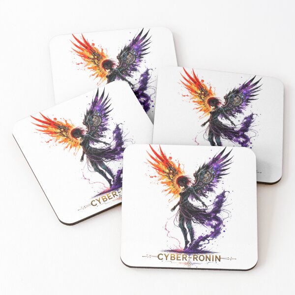 Item preview, Cyber-Ronin - Fallen Angel of the Neon City designed and sold by KireaDesigns.