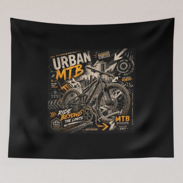 Item preview, Urban MTB Grunge – Ride Beyond Limits designed and sold by Fextreme.