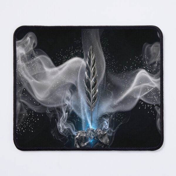 Item preview, Midnight Silver Obsidian – Ethereal Smoke Energy Art designed and sold by Nafas Wing.