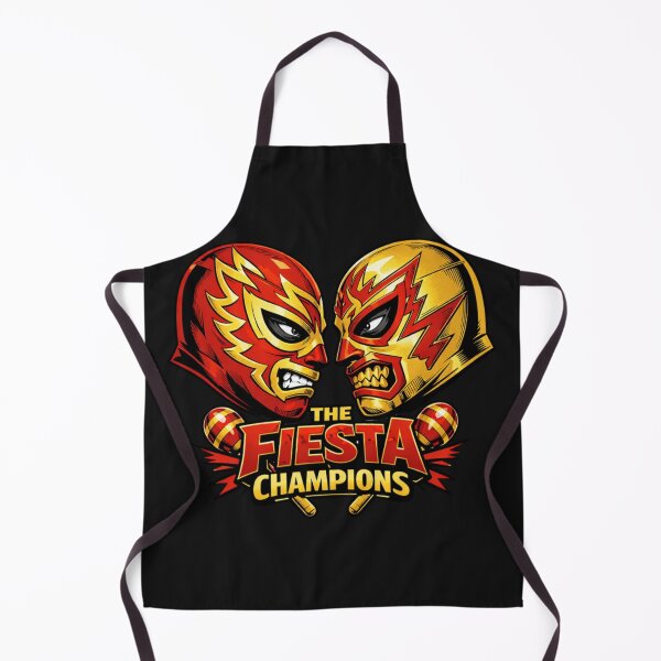 Artikelvorschau, Lucha Libre Fiesta Champions Wrestling-Maske entworfen und verkauft von Tsugraf Designs.