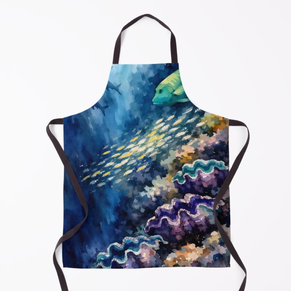 Item preview, Descending Reef Depths with Layered Ocean Life designed and sold by WildlifeInc.