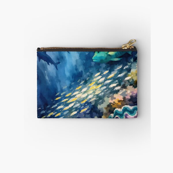 Item preview, Descending Reef Depths with Layered Ocean Life designed and sold by WildlifeInc.