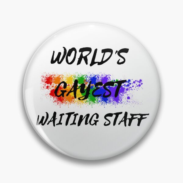Item preview, World's Gayest Waiting Staff designed and sold by LuckyKermit.