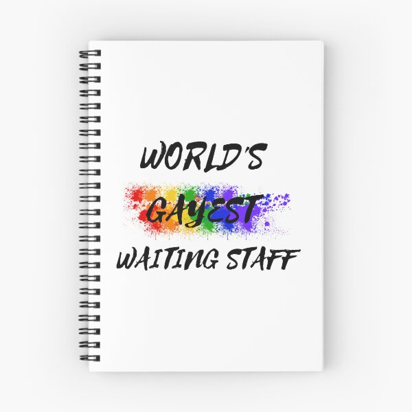 Item preview, World's Gayest Waiting Staff designed and sold by LuckyKermit.