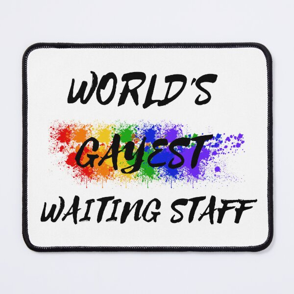 Item preview, World's Gayest Waiting Staff designed and sold by LuckyKermit.