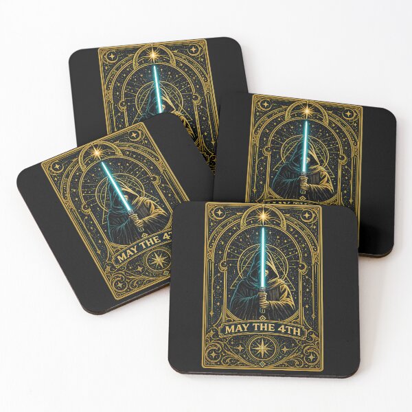 Item preview, May The Fourth Be With You Mystical Sci-Fi Tarot Card designed and sold by LumePrint.