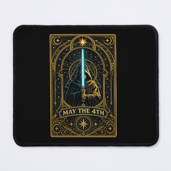 Item preview, May The Fourth Be With You Mystical Sci-Fi Tarot Card designed and sold by LumePrint.