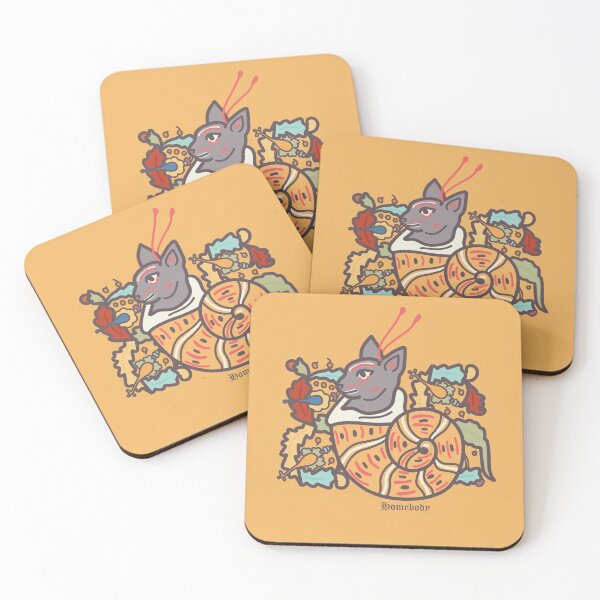Item preview, Cute Medieval Snail Cat Colorful Drawing designed and sold by MariOyama.