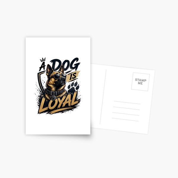 Artikelvorschau, Ein Hund ist loyal entworfen und verkauft von Newthingzy.