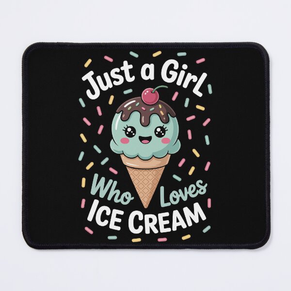 Item preview, Just a girl who loves ice cream designed and sold by jkrphoto.