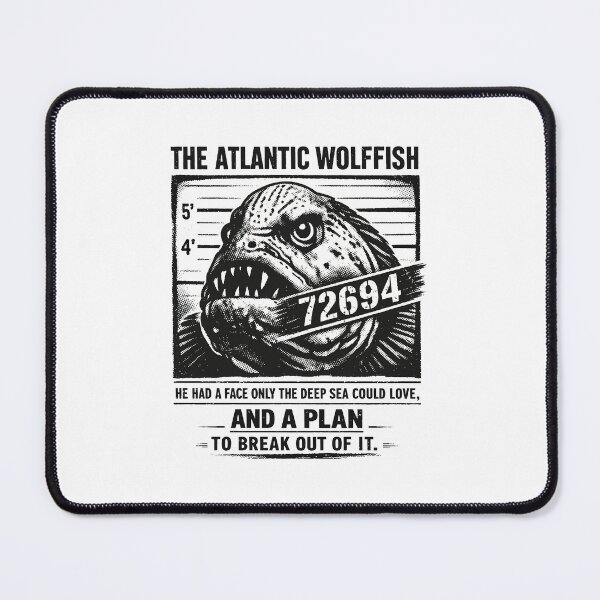 Item preview, Atlantic Wolffish Mugshot Deep Sea Rebel designed and sold by WildlifeInc.