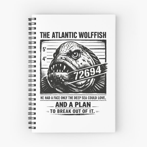 Artikelvorschau, Atlantischer Seewolf – Fahndungsfoto – Tiefsee-Rebell entworfen und verkauft von WildlifeInc.
