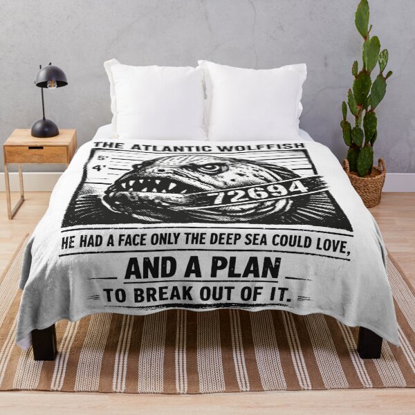 Item preview, Atlantic Wolffish Mugshot Deep Sea Rebel designed and sold by WildlifeInc.