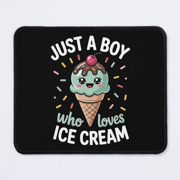 Item preview, Just a boy who loves ice cream designed and sold by jkrphoto.